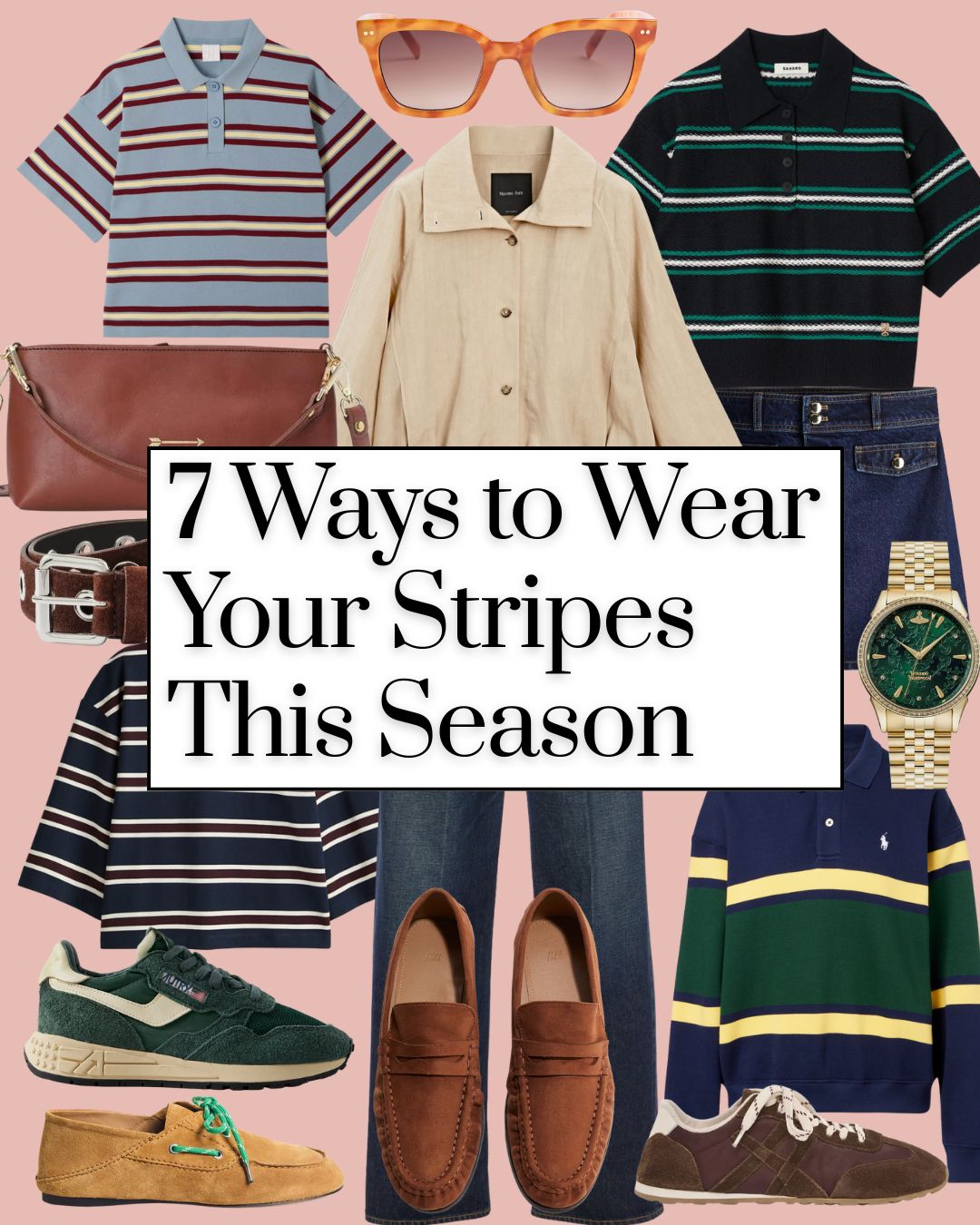 7 cara untuk memakai garis -garis Anda musim ini